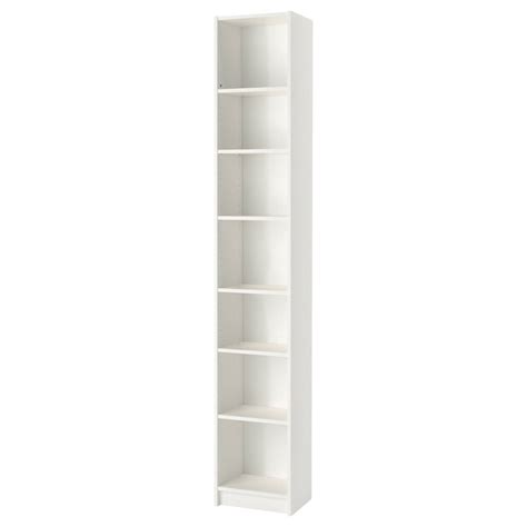 BILLY Bookcase with height extension unit, white, 40x40x237 cm .